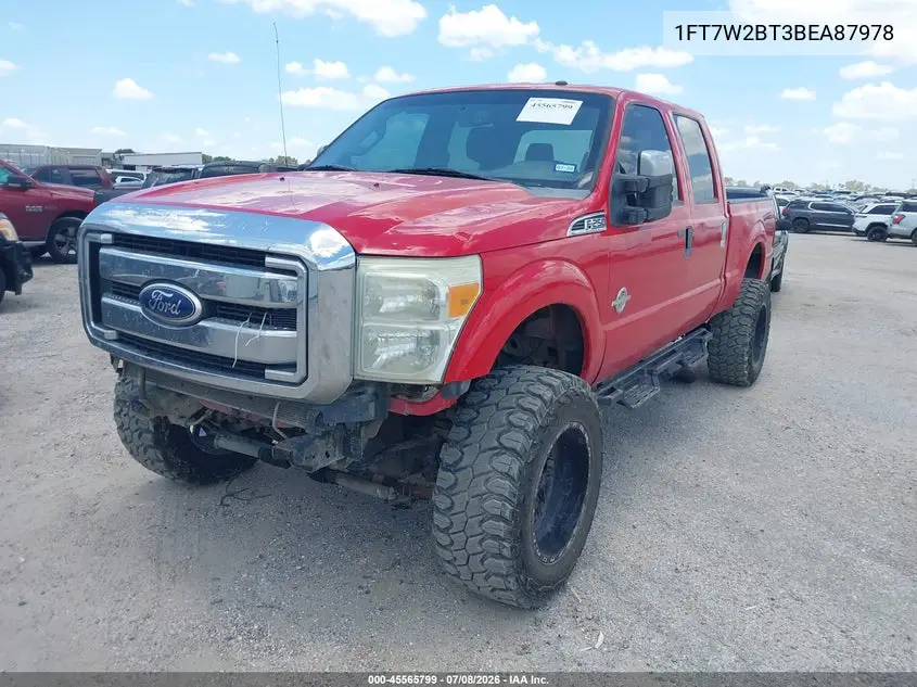2011 Ford F-250 Xlt VIN: 1FT7W2BT3BEA87978 Lot: 45565799