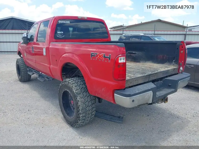 2011 Ford F-250 Xlt VIN: 1FT7W2BT3BEA87978 Lot: 45565799