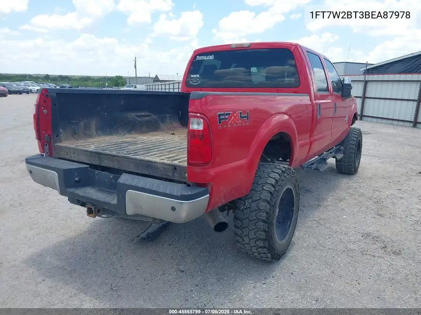 2011 Ford F-250 Xlt VIN: 1FT7W2BT3BEA87978 Lot: 45565799