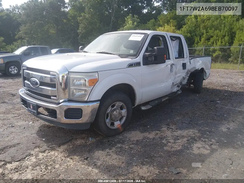 2011 Ford Super Duty F-250 Srw Xlt VIN: 1FT7W2A69BEB70097 Lot: 45612456