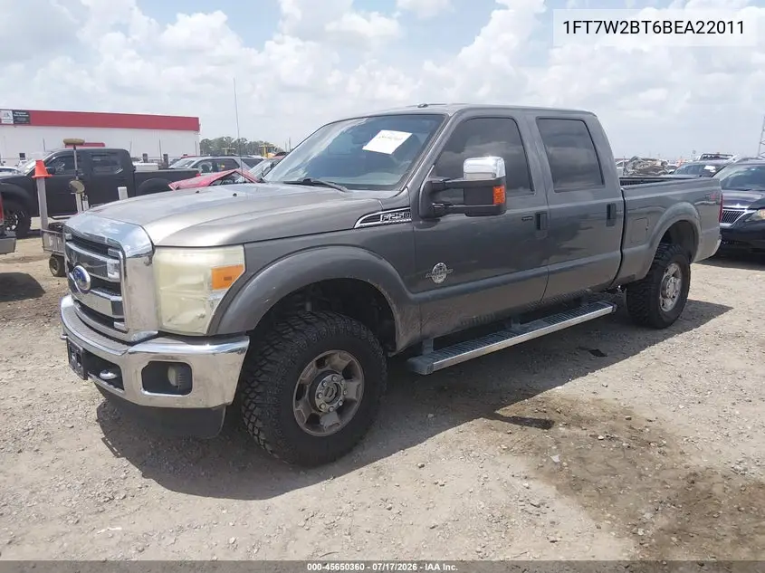 2011 Ford Super Duty F-250 Srw Xlt VIN: 1FT7W2BT6BEA22011 Lot: 45650360