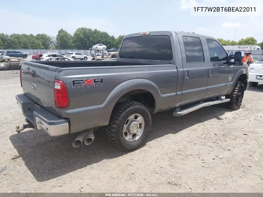 2011 Ford Super Duty F-250 Srw Xlt VIN: 1FT7W2BT6BEA22011 Lot: 45650360