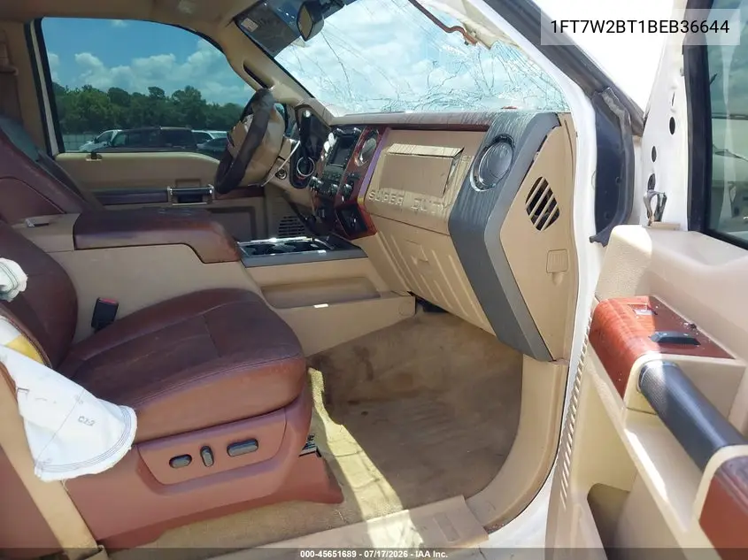 2011 Ford Super Duty F-250 Srw King Ranch VIN: 1FT7W2BT1BEB36644 Lot: 45651689