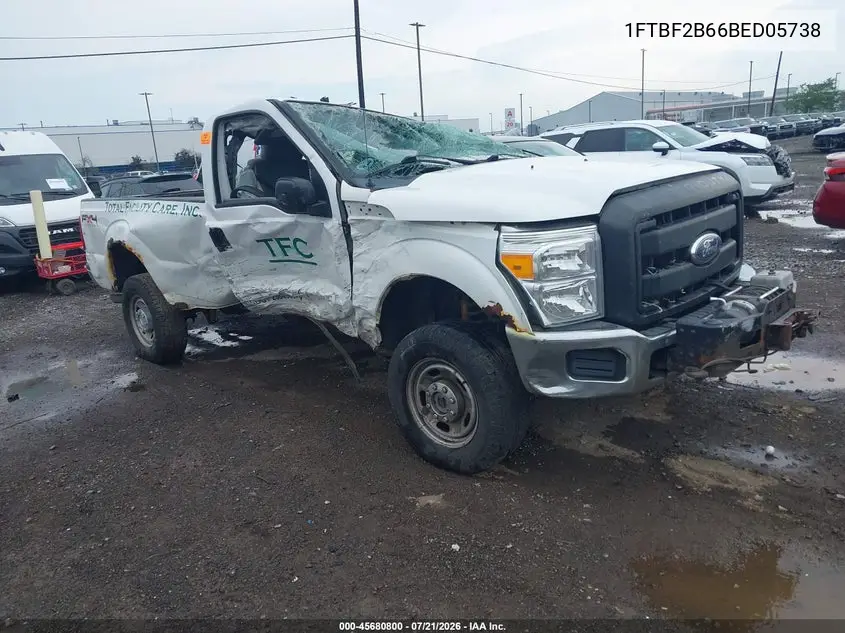 2011 Ford Super Duty F-250 Srw Xl VIN: 1FTBF2B66BED05738 Lot: 45680800