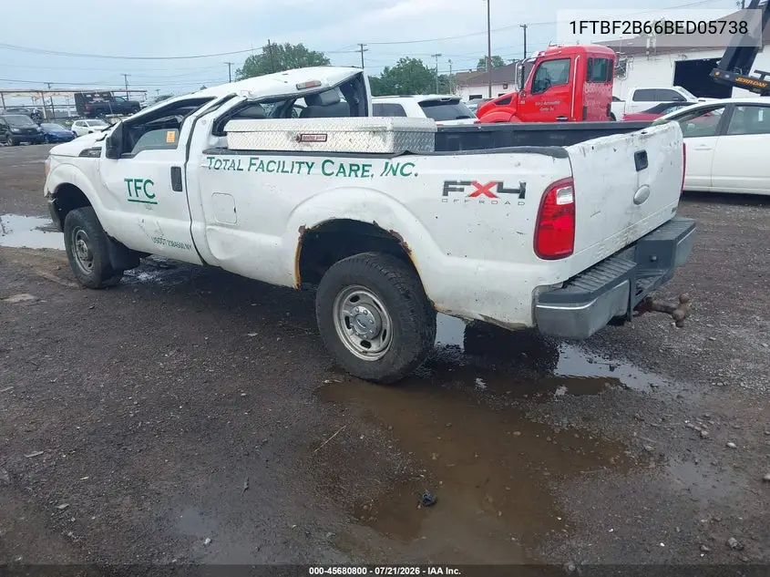 2011 Ford Super Duty F-250 Srw Xl VIN: 1FTBF2B66BED05738 Lot: 45680800