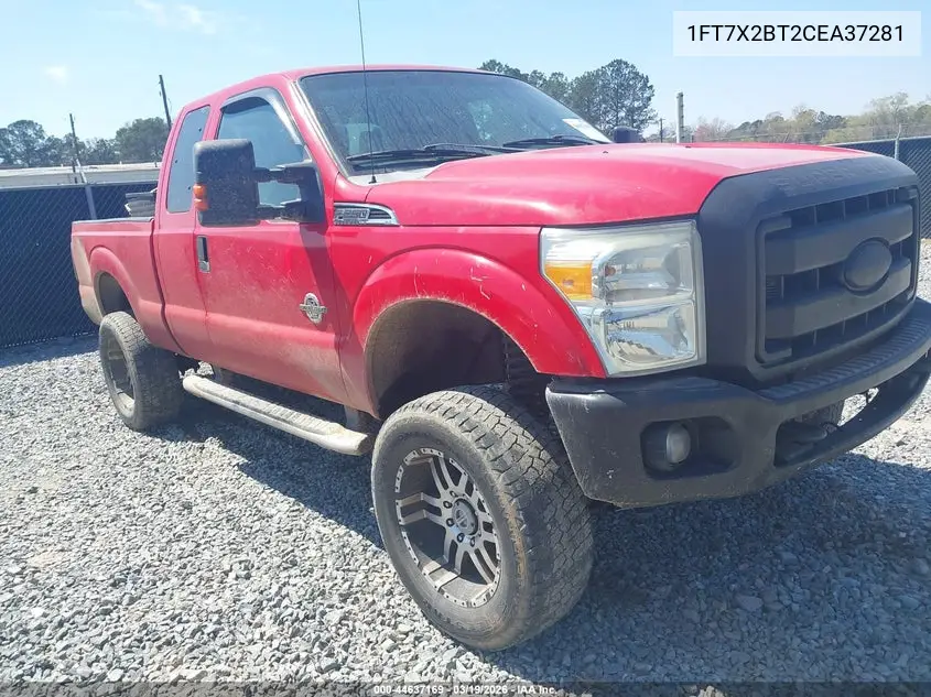 1FT7X2BT2CEA37281 2012 Ford F-250 Xlt