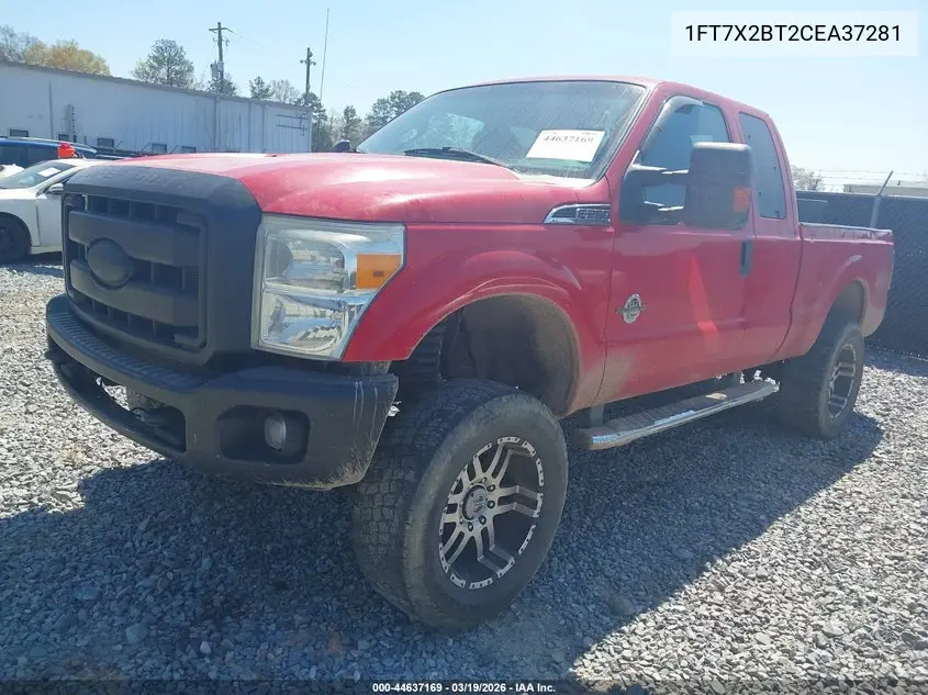 1FT7X2BT2CEA37281 2012 Ford F-250 Xlt