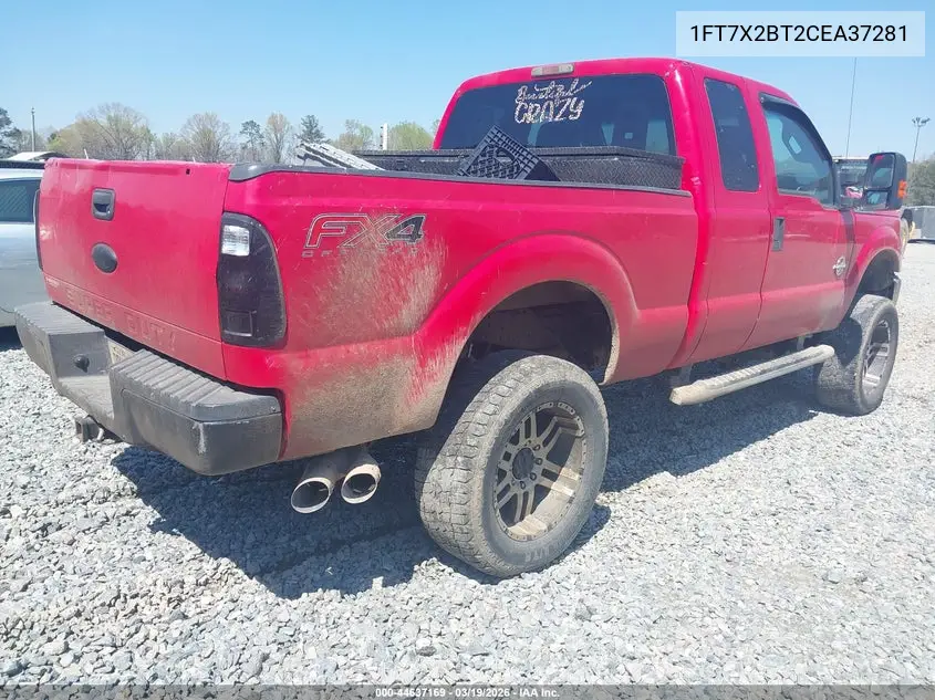 1FT7X2BT2CEA37281 2012 Ford F-250 Xlt