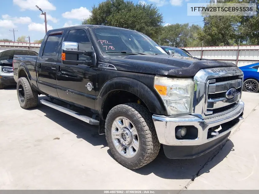 2012 Ford Super Duty F-250 Srw Lariat VIN: 1FT7W2BT5CEB95536 Lot: 45575562