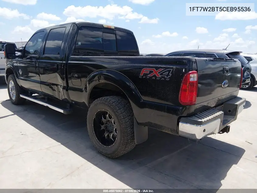 2012 Ford Super Duty F-250 Srw Lariat VIN: 1FT7W2BT5CEB95536 Lot: 45575562