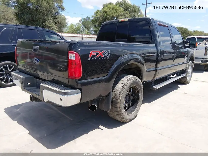 2012 Ford Super Duty F-250 Srw Lariat VIN: 1FT7W2BT5CEB95536 Lot: 45575562