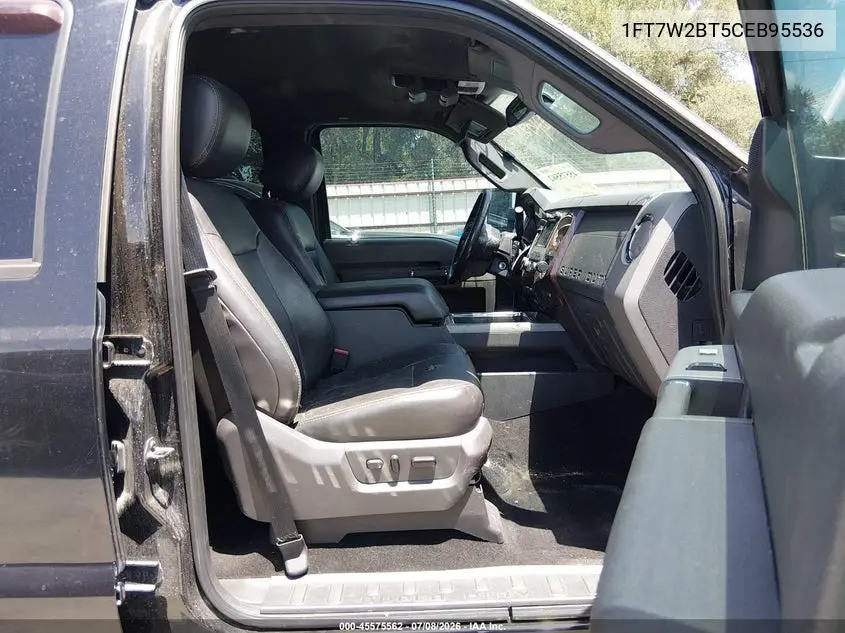 2012 Ford Super Duty F-250 Srw Lariat VIN: 1FT7W2BT5CEB95536 Lot: 45575562