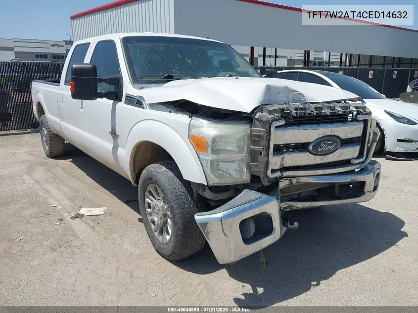 2012 Ford Super Duty F-250 Srw Lariat VIN: 1FT7W2AT4CED14632 Lot: 45646898
