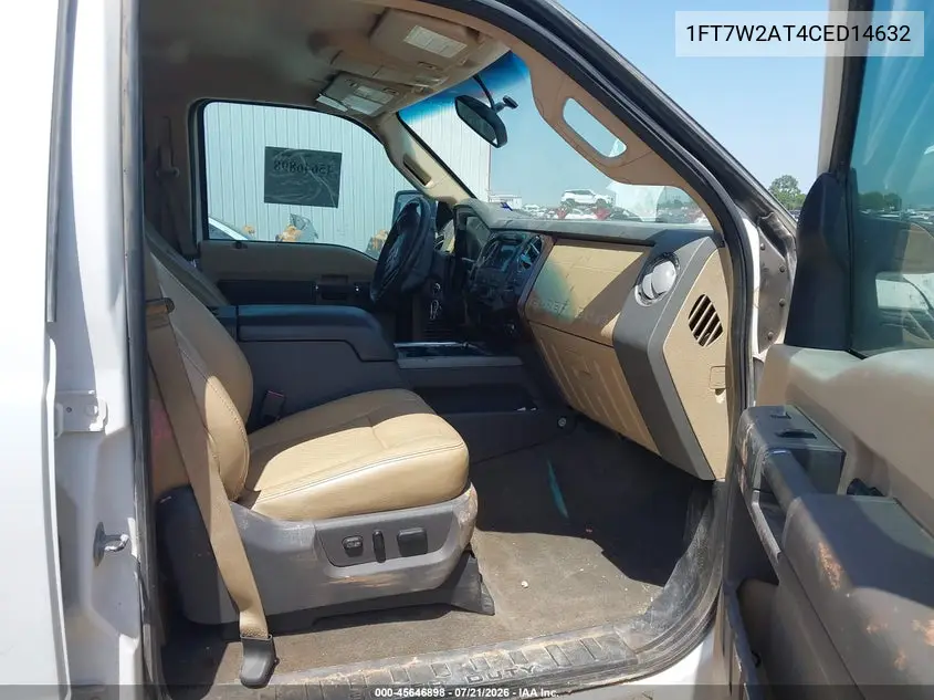 2012 Ford Super Duty F-250 Srw Lariat VIN: 1FT7W2AT4CED14632 Lot: 45646898