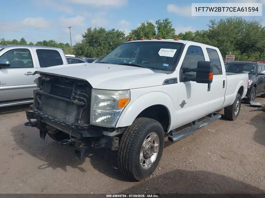 2012 Ford Super Duty F-250 Srw Xlt VIN: 1FT7W2BT7CEA61594 Lot: 45655794