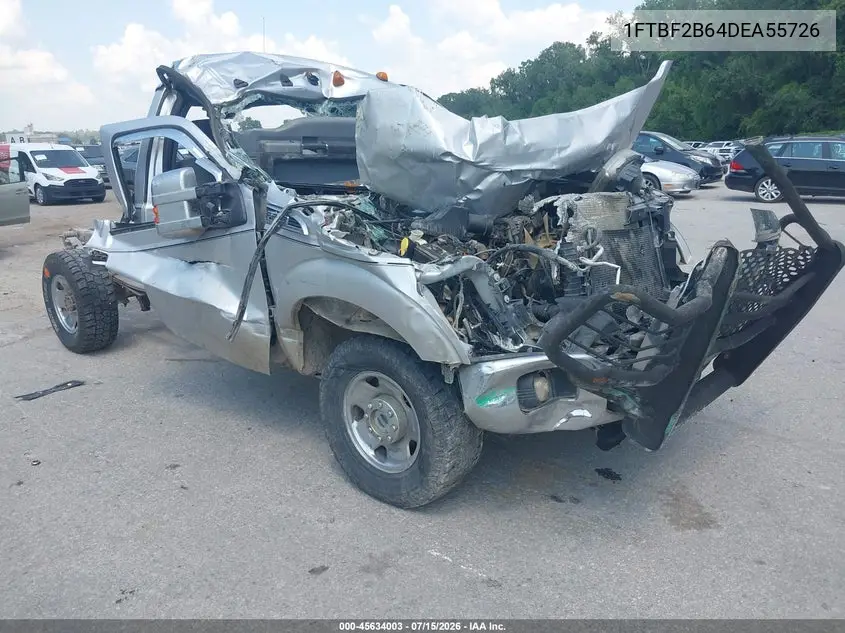 2013 Ford Super Duty F-250 Srw Xlt VIN: 1FTBF2B64DEA55726 Lot: 45634003