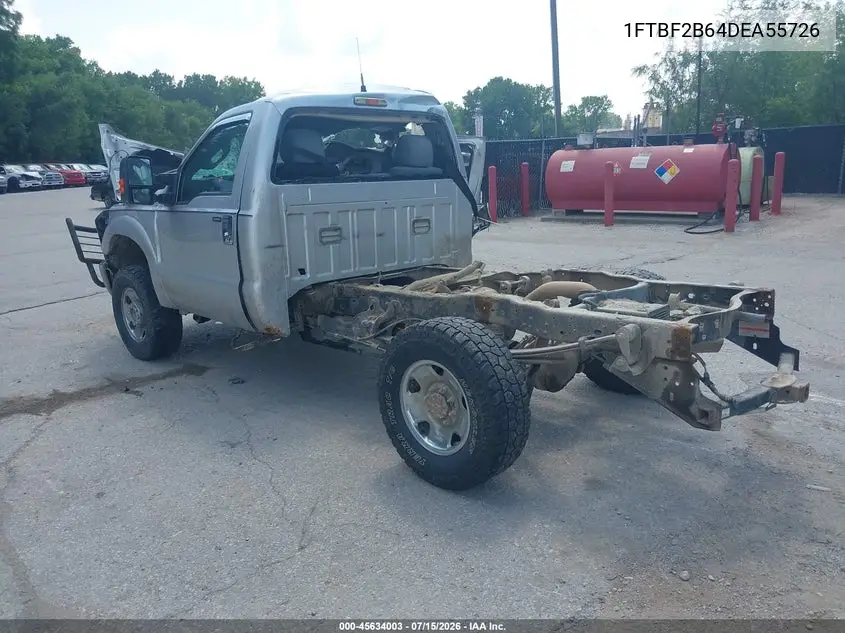 2013 Ford Super Duty F-250 Srw Xlt VIN: 1FTBF2B64DEA55726 Lot: 45634003