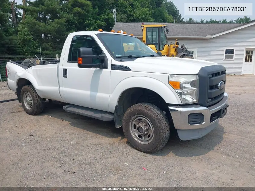 2013 Ford Super Duty F-250 Srw Xl/Xlt VIN: 1FTBF2B67DEA78031 Lot: 45634915