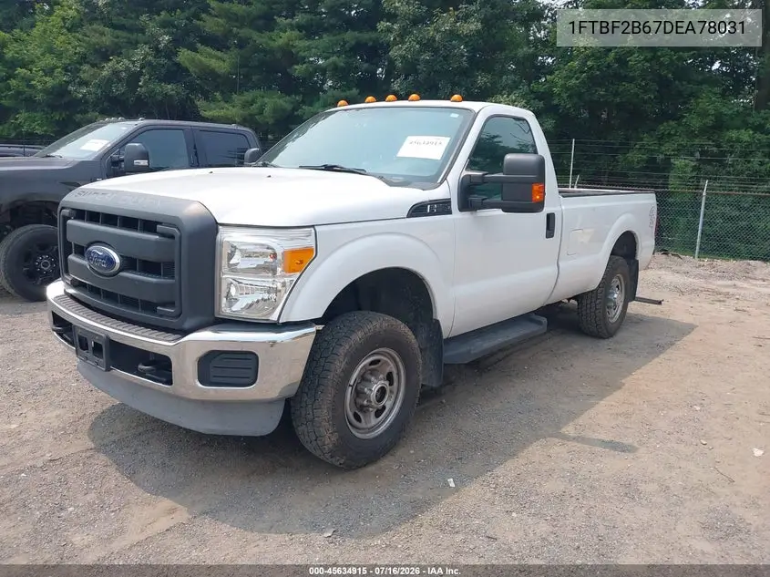 2013 Ford Super Duty F-250 Srw Xl/Xlt VIN: 1FTBF2B67DEA78031 Lot: 45634915