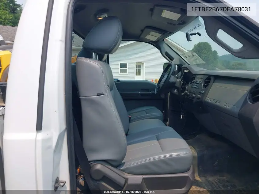 2013 Ford Super Duty F-250 Srw Xl/Xlt VIN: 1FTBF2B67DEA78031 Lot: 45634915