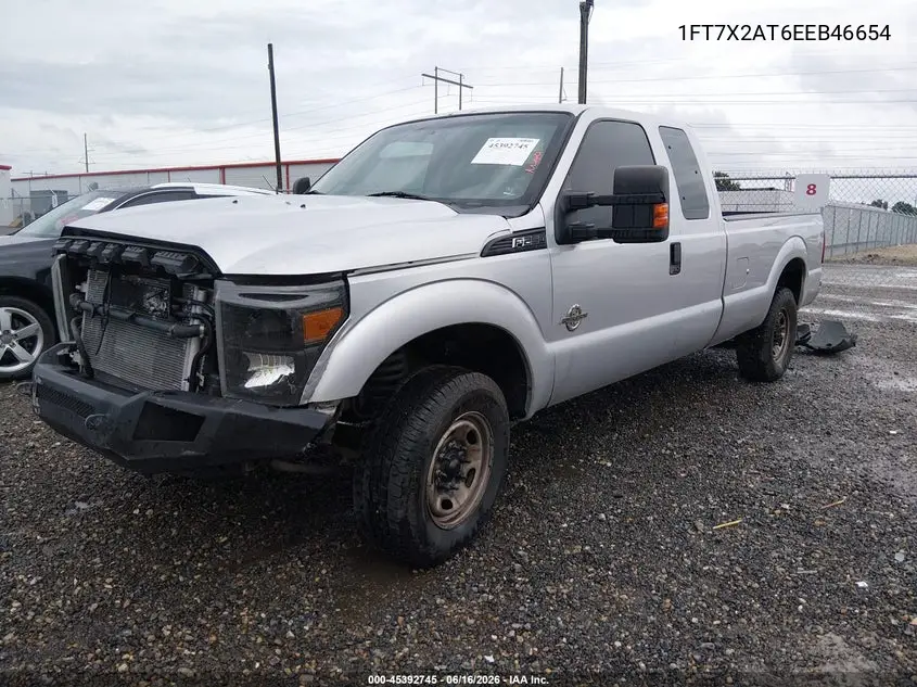 2014 Ford F-250 Lariat/Xl/Xlt VIN: 1FT7X2AT6EEB46654 Lot: 45392745