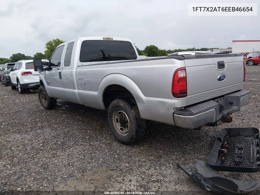 2014 Ford F-250 Lariat/Xl/Xlt VIN: 1FT7X2AT6EEB46654 Lot: 45392745