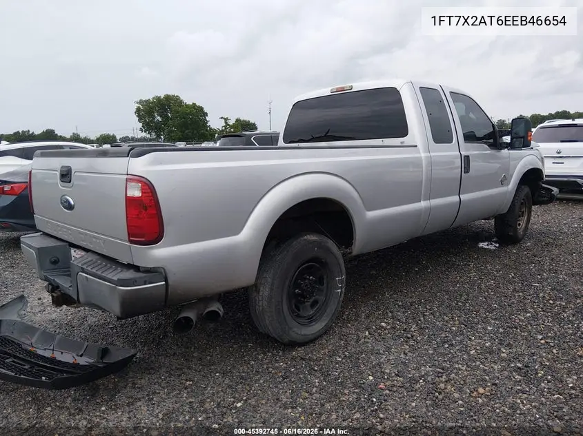 2014 Ford F-250 Lariat/Xl/Xlt VIN: 1FT7X2AT6EEB46654 Lot: 45392745