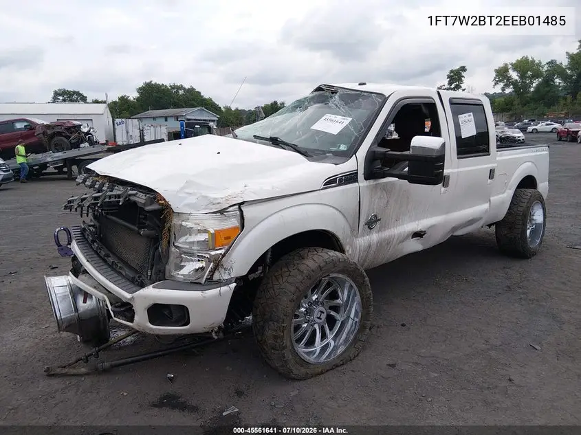 2014 Ford F-250 Lariat/Xl/Xlt VIN: 1FT7W2BT2EEB01485 Lot: 45561641