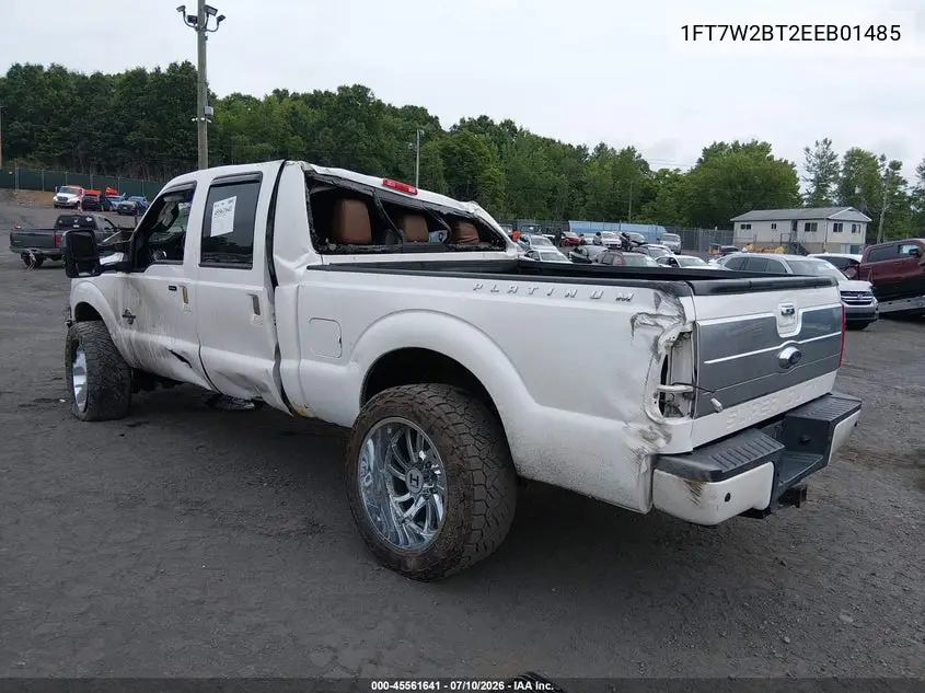2014 Ford F-250 Lariat/Xl/Xlt VIN: 1FT7W2BT2EEB01485 Lot: 45561641