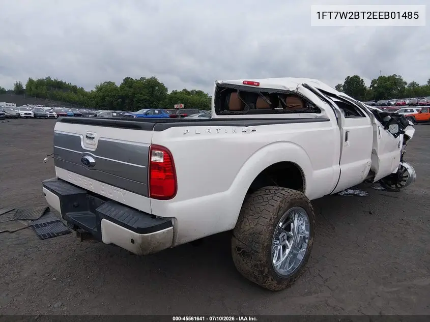 2014 Ford F-250 Lariat/Xl/Xlt VIN: 1FT7W2BT2EEB01485 Lot: 45561641