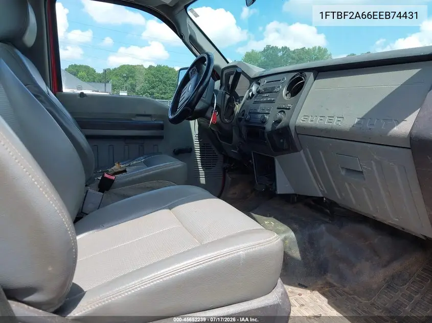 2014 Ford F-250 Xl VIN: 1FTBF2A66EEB74431 Lot: 45652239