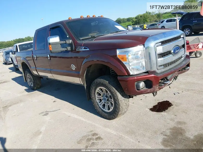 2015 Ford F-250 Lariat VIN: 1FT7W2BT3FEB80859 Lot: 45613556