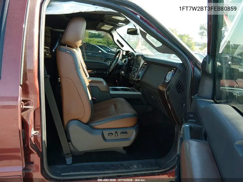 2015 Ford F-250 Lariat VIN: 1FT7W2BT3FEB80859 Lot: 45613556