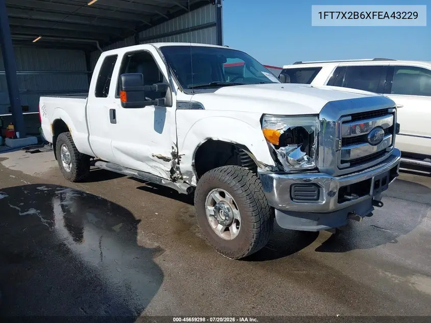 2015 Ford F-250 Xlt VIN: 1FT7X2B6XFEA43229 Lot: 45659298