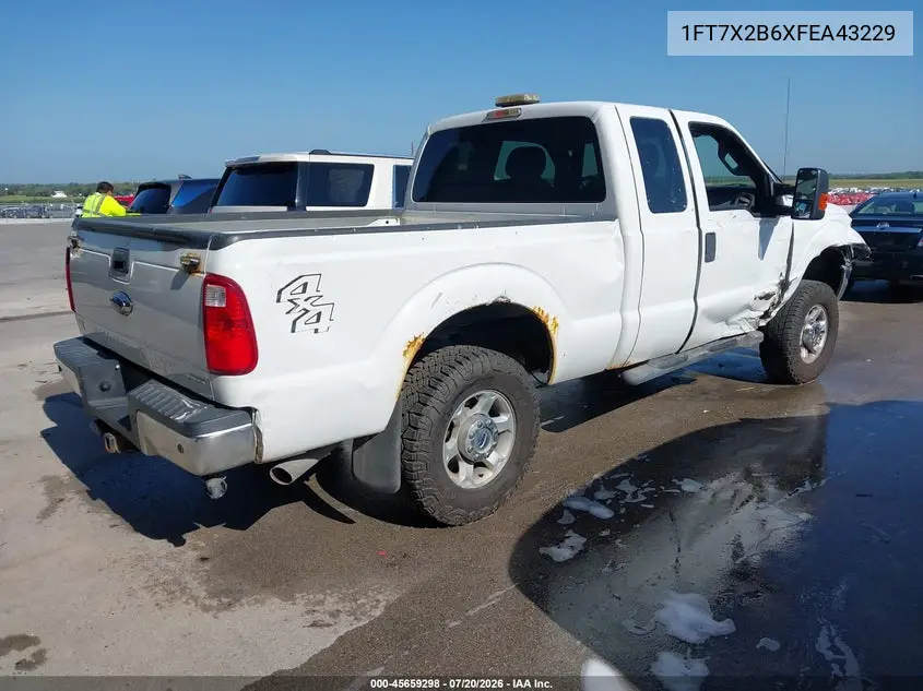 2015 Ford F-250 Xlt VIN: 1FT7X2B6XFEA43229 Lot: 45659298