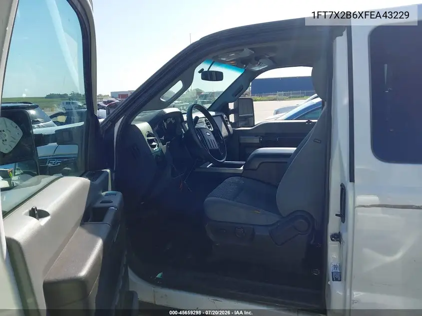 2015 Ford F-250 Xlt VIN: 1FT7X2B6XFEA43229 Lot: 45659298