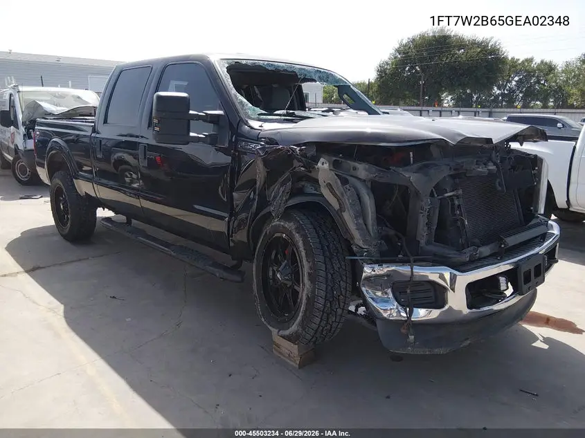 2016 Ford F-250 Lariat/Xl/Xlt VIN: 1FT7W2B65GEA02348 Lot: 45503234