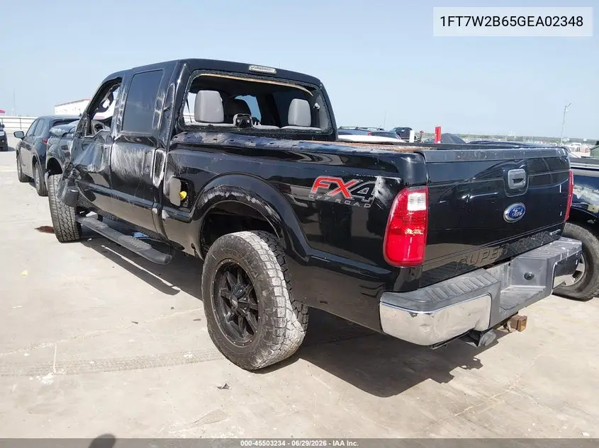 2016 Ford F-250 Lariat/Xl/Xlt VIN: 1FT7W2B65GEA02348 Lot: 45503234