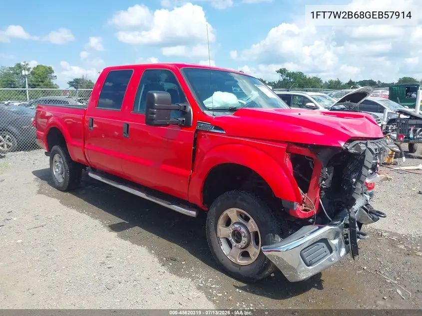 2016 Ford F-250 Xlt VIN: 1FT7W2B68GEB57914 Lot: 45620319