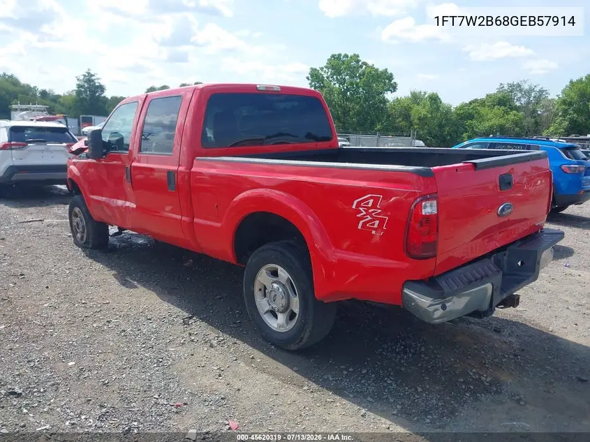 2016 Ford F-250 Xlt VIN: 1FT7W2B68GEB57914 Lot: 45620319