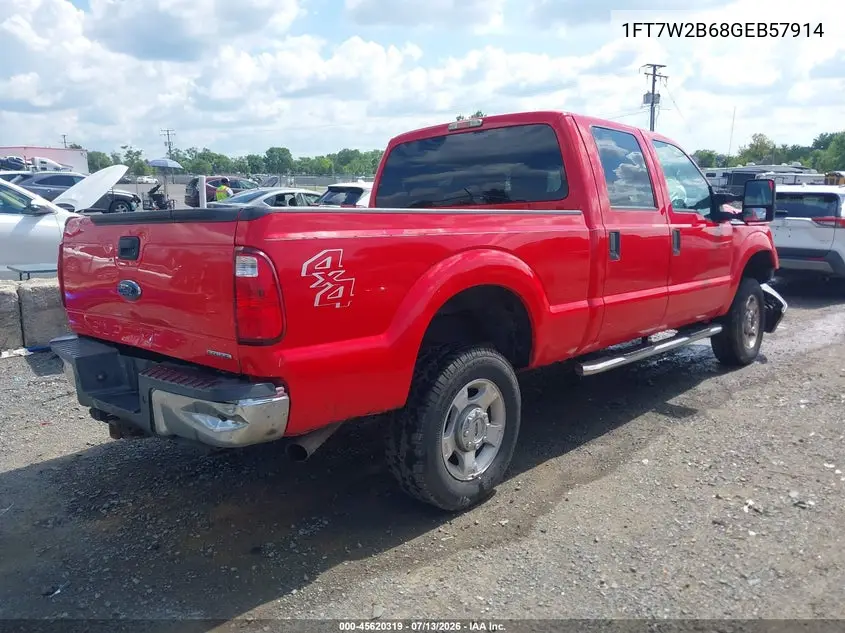 2016 Ford F-250 Xlt VIN: 1FT7W2B68GEB57914 Lot: 45620319
