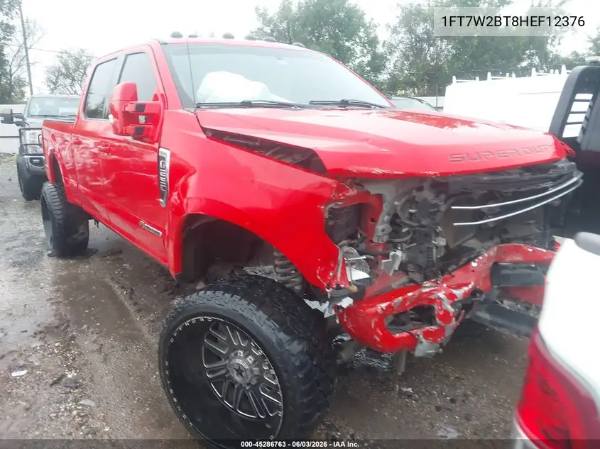 1FT7W2BT8HEF12376 2017 Ford F-250 Lariat