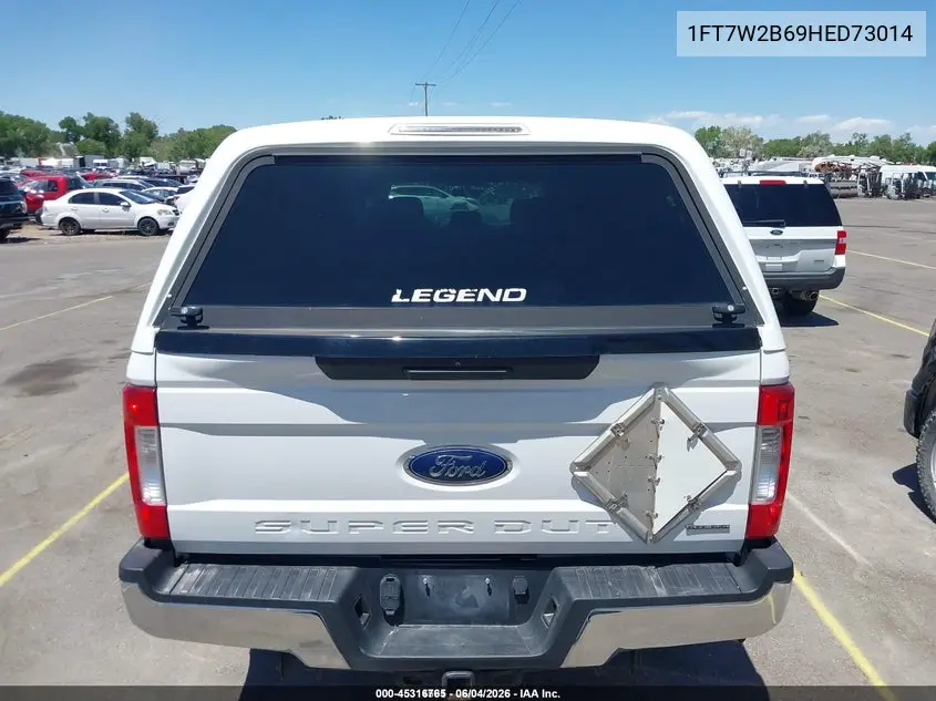 2017 Ford F-250 Xl VIN: 1FT7W2B69HED73014 Lot: 45316765