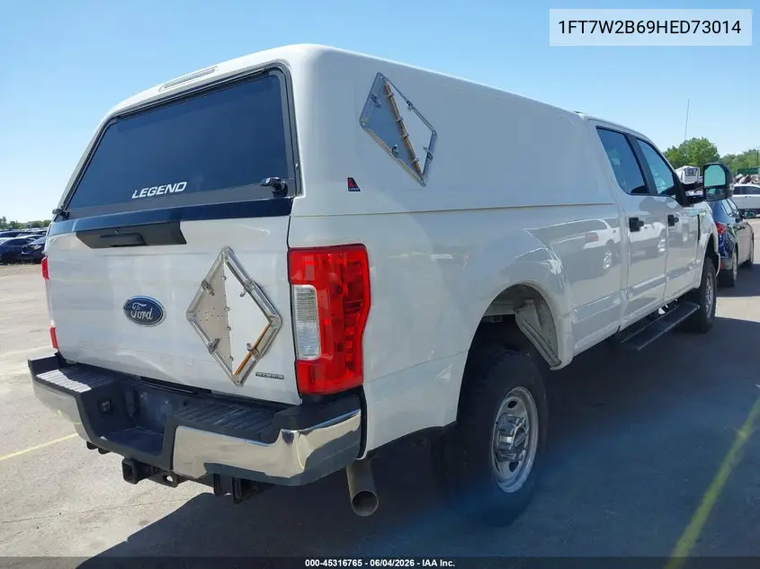 2017 Ford F-250 Xl VIN: 1FT7W2B69HED73014 Lot: 45316765