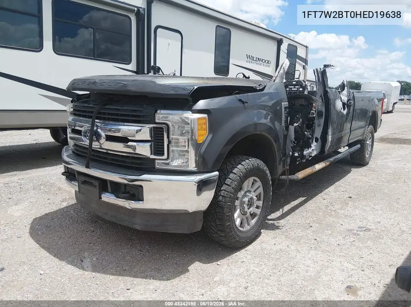 2017 Ford F-250 Xlt VIN: 1FT7W2BT0HED19638 Lot: 45342198