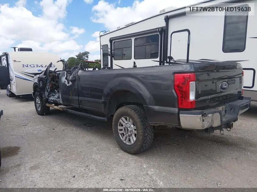 2017 Ford F-250 Xlt VIN: 1FT7W2BT0HED19638 Lot: 45342198