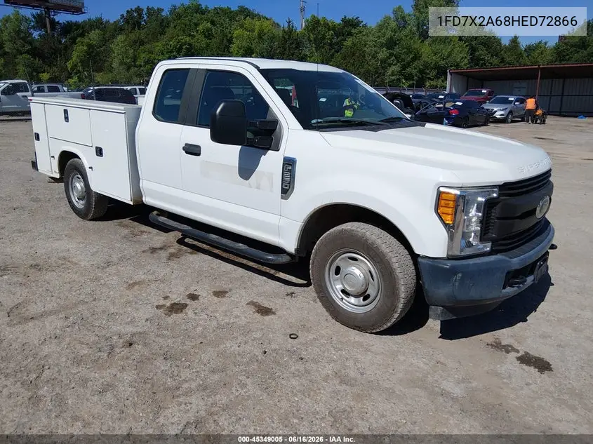 2017 Ford F-250 Xl VIN: 1FD7X2A68HED72866 Lot: 45349005