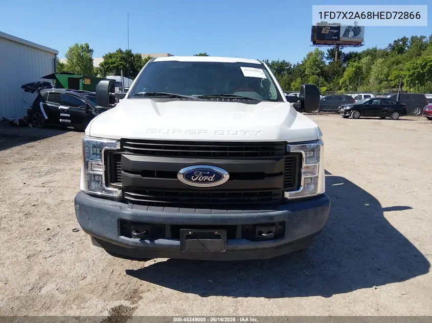2017 Ford F-250 Xl VIN: 1FD7X2A68HED72866 Lot: 45349005