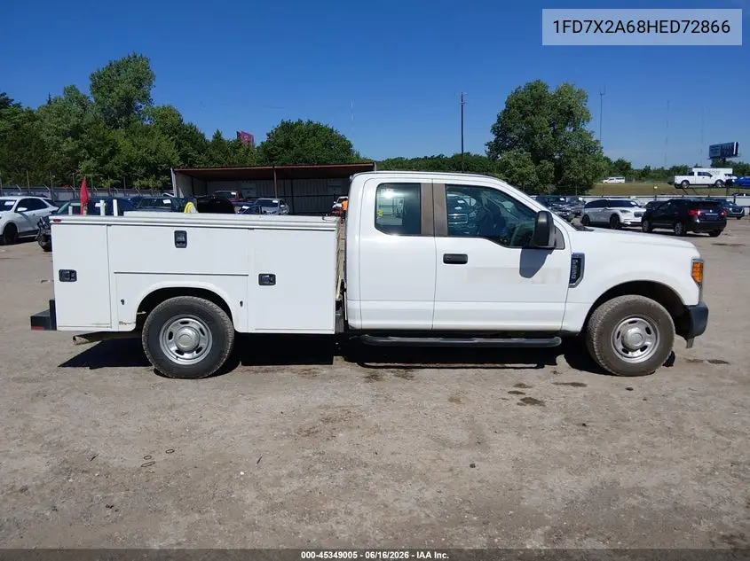 2017 Ford F-250 Xl VIN: 1FD7X2A68HED72866 Lot: 45349005