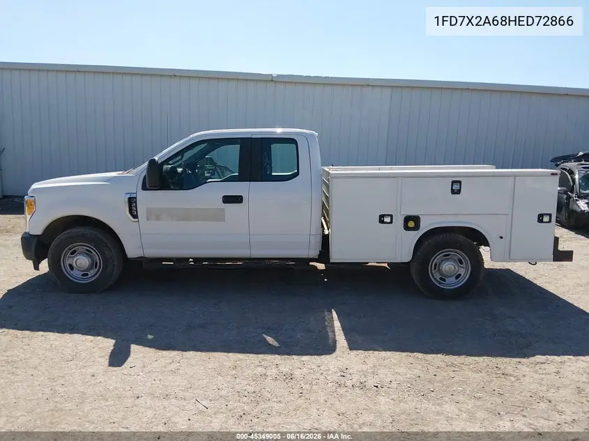 2017 Ford F-250 Xl VIN: 1FD7X2A68HED72866 Lot: 45349005